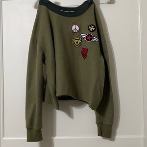 Longsleeve fleece sweatshirt